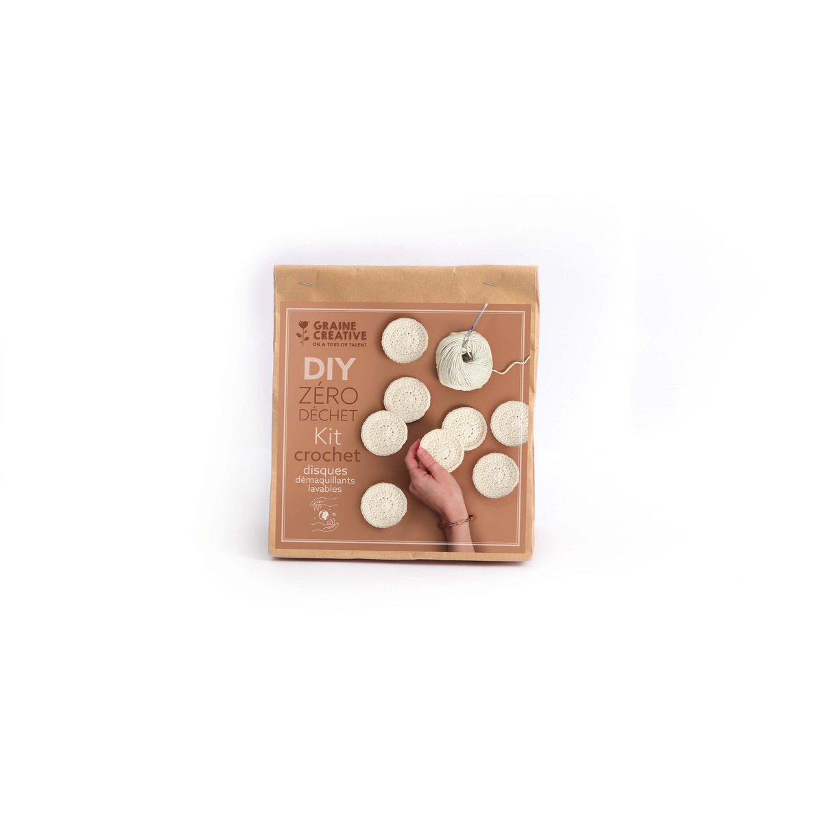 DIY Haakkit – Herbruikbare make-up pads van katoen
