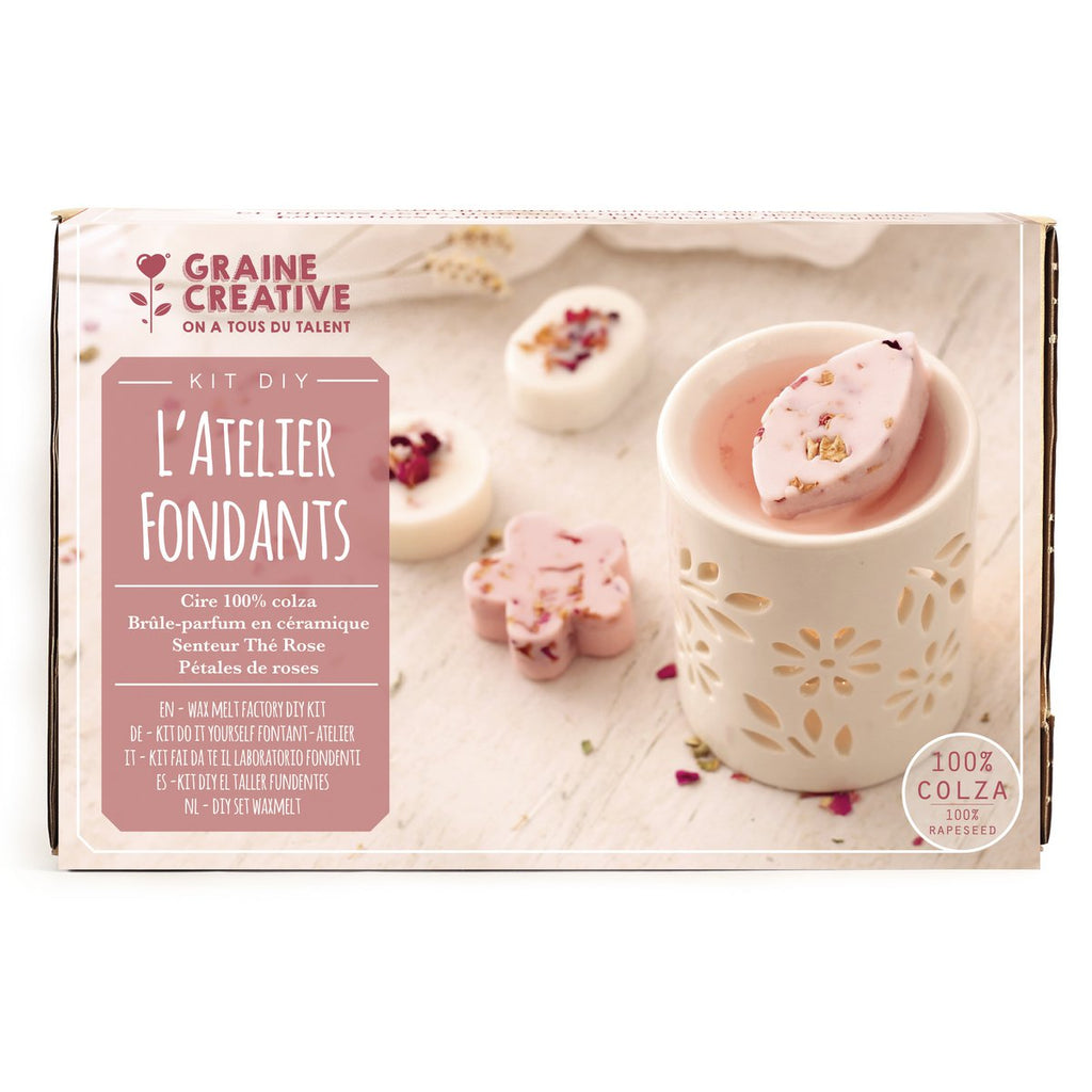 Waxmelts DIY Kit – Met bloemengeur & rozenblaadjes