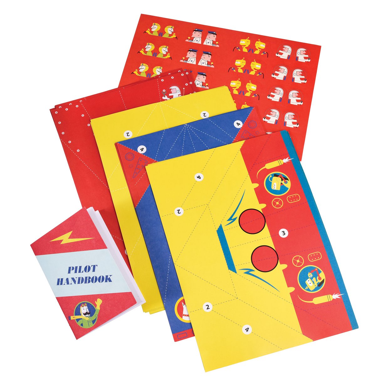 Origamipakket - Papieren vliegtuigjes