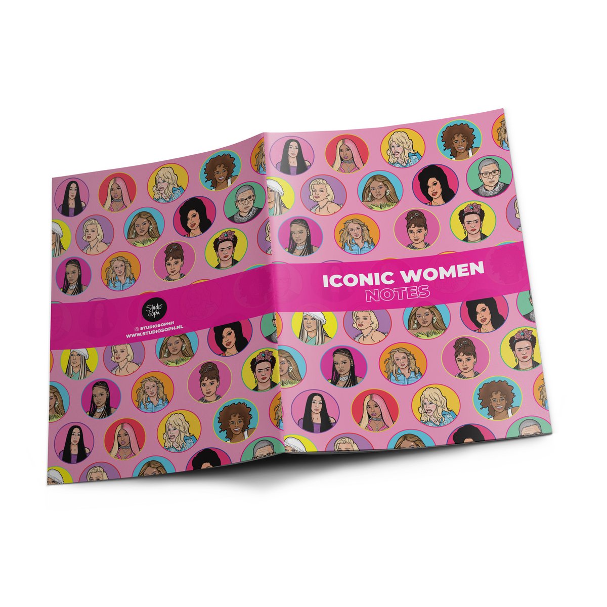 Iconic Women Notitieboek – Inspiratie op elke pagina