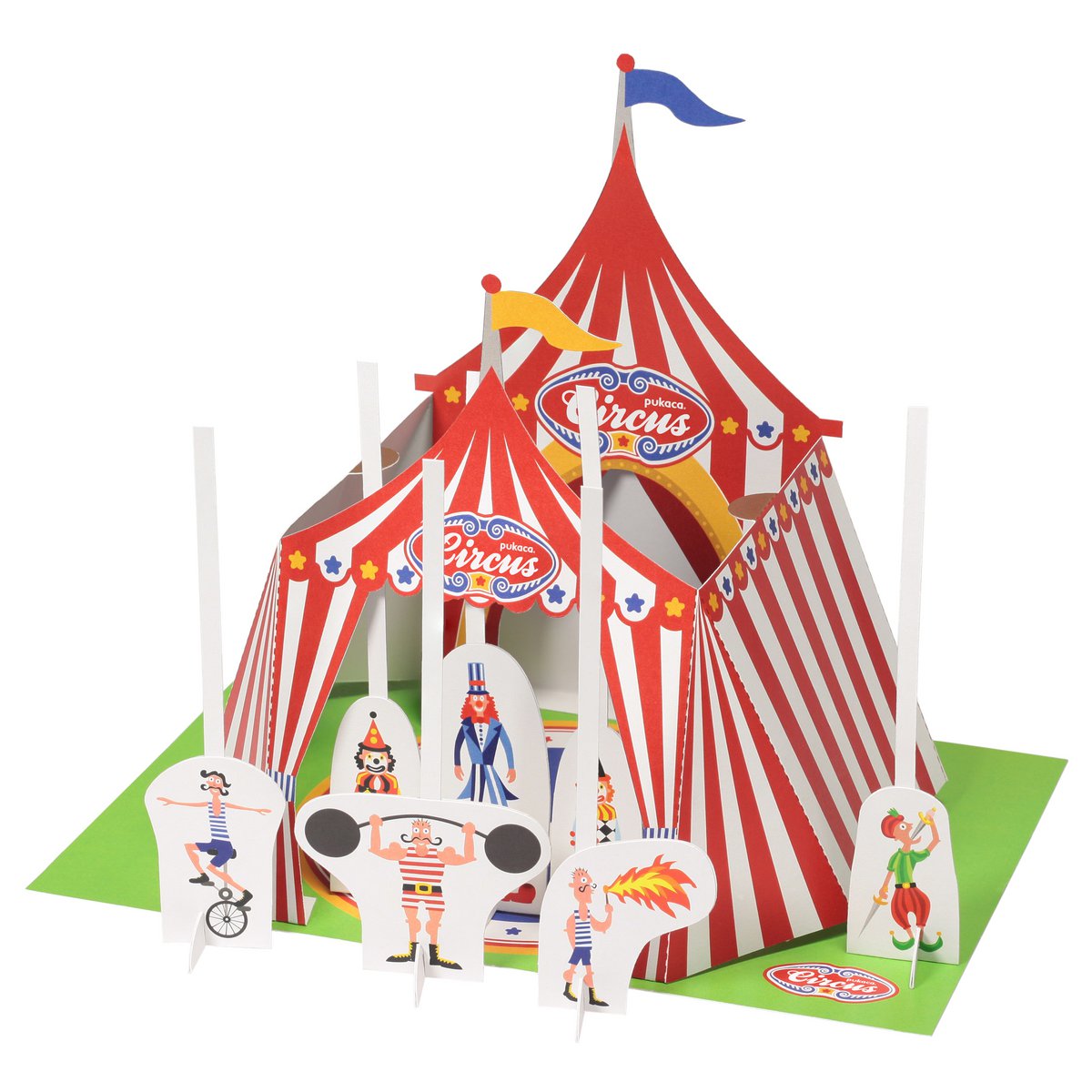 Circus - Duurzaam Papieren Speelset