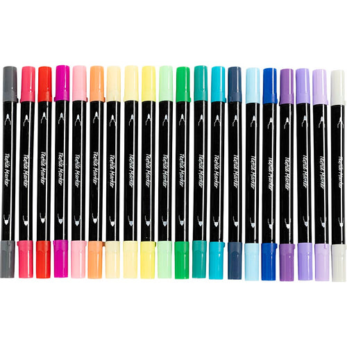 20 Textielstiften, extra kleuren