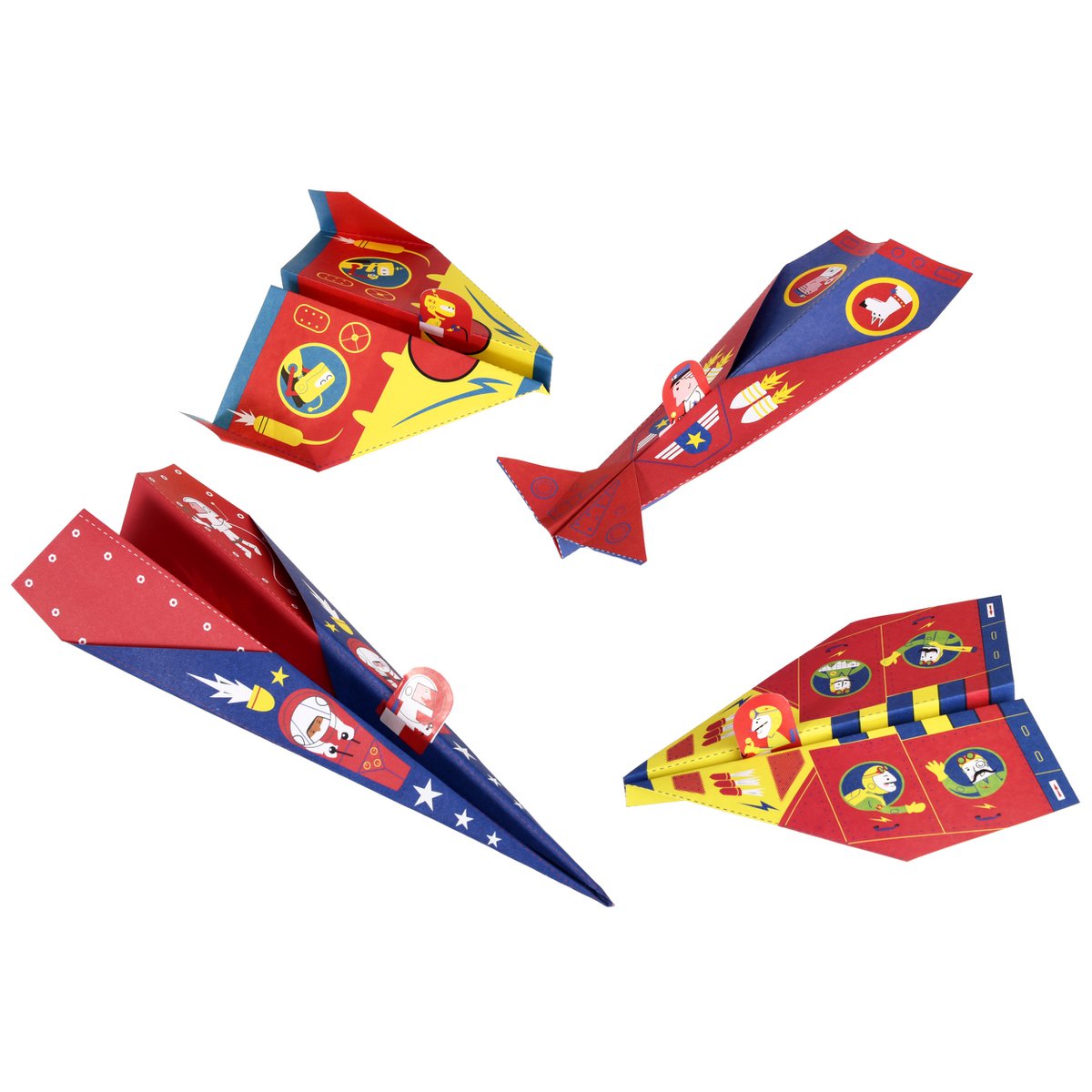 Origamipakket - Papieren vliegtuigjes