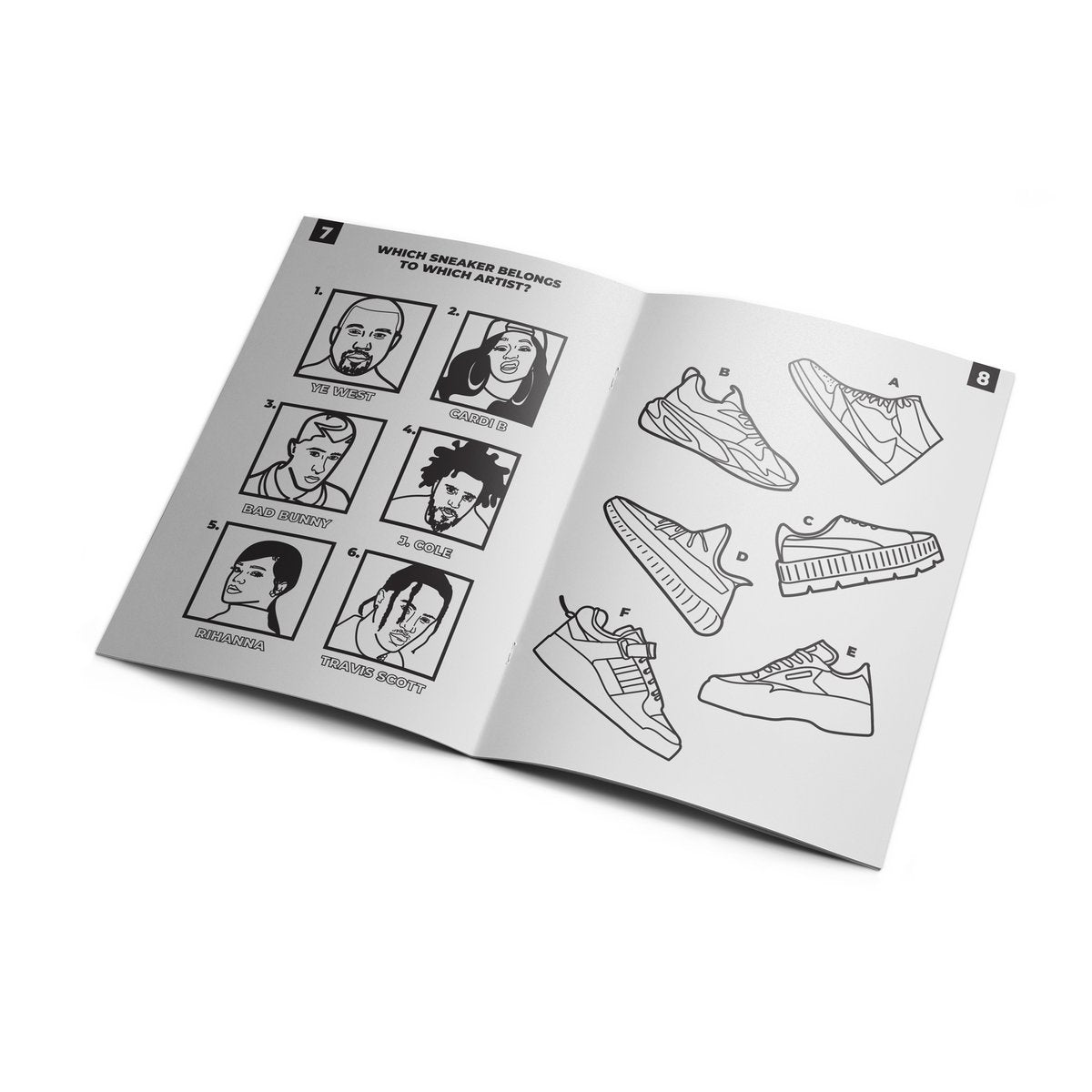 Sneaker Activiteitenboek – creatief voor sneakerfans