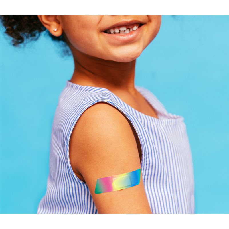 Tie Dye pleisters – vrolijk en praktisch