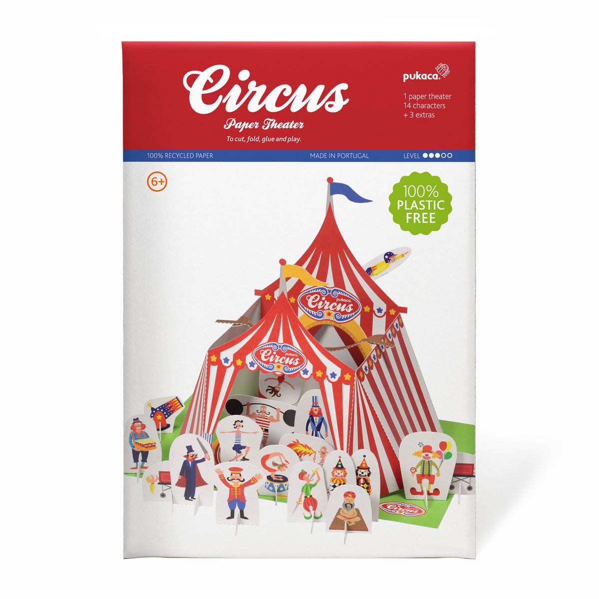 Circus - Duurzaam Papieren Speelset