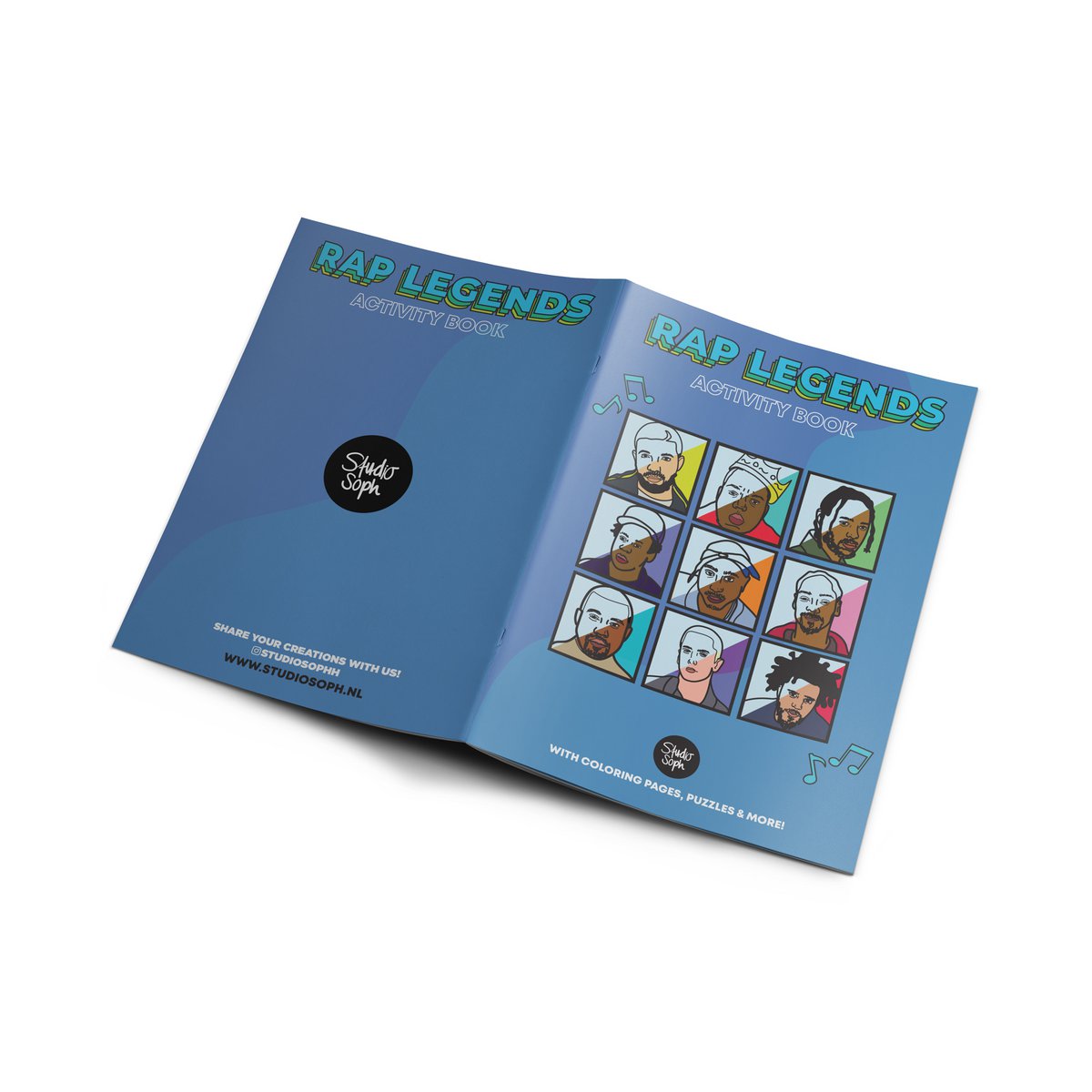 Rap Legends Activiteit Kleurboek – creatief en fun