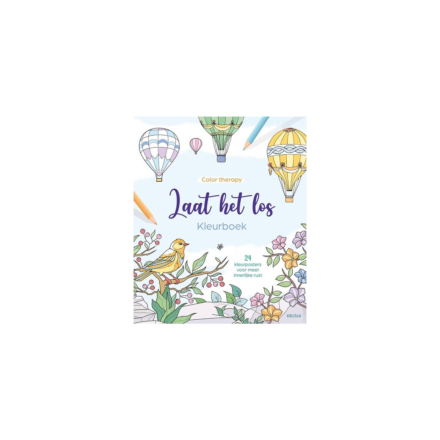 Color therapy Laat het los kleurboek