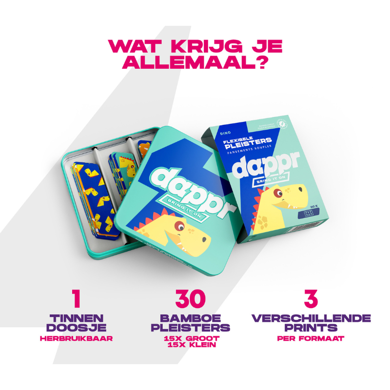 Dino pleisters - voor kleine avonturiers