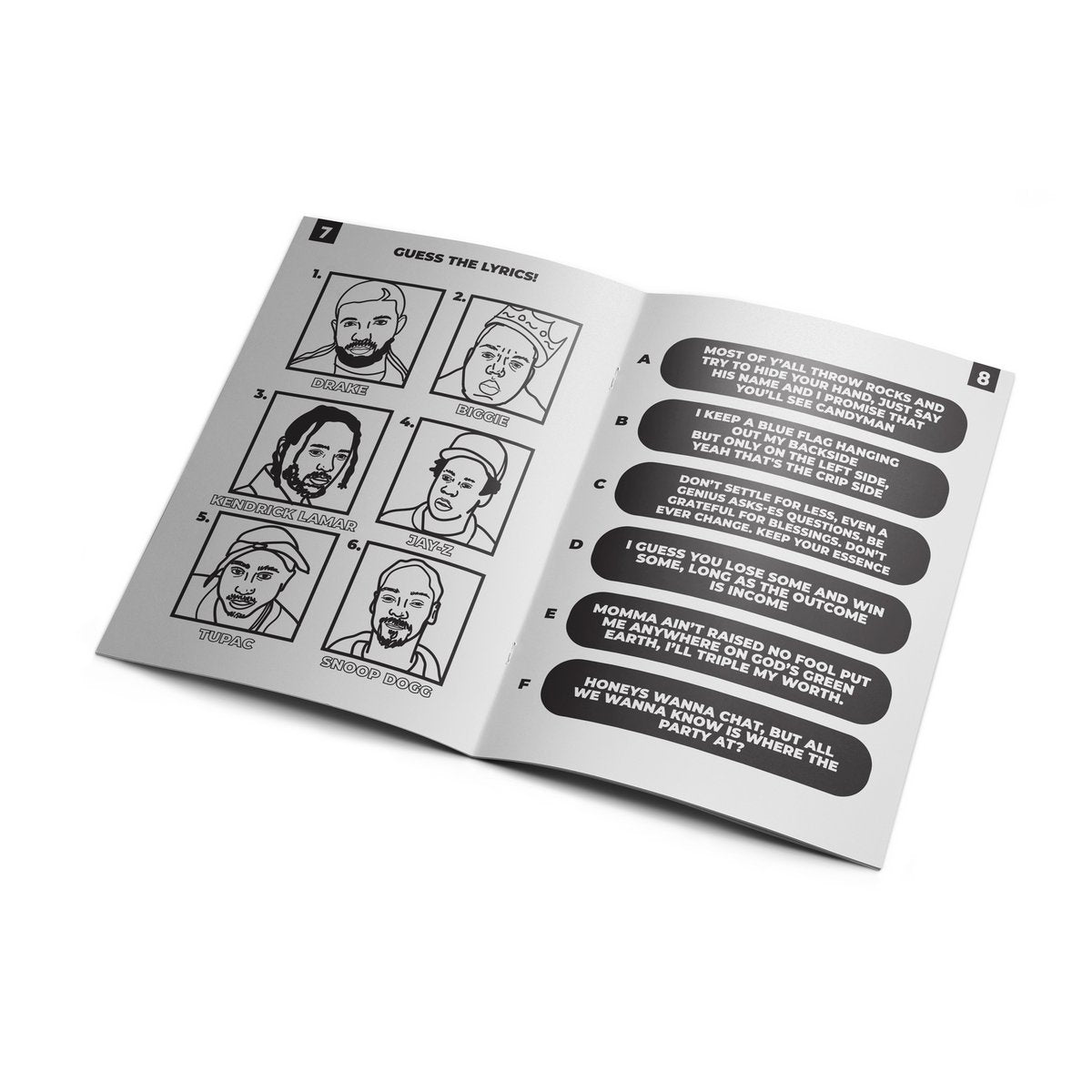 Rap Legends Activiteit Kleurboek – creatief en fun