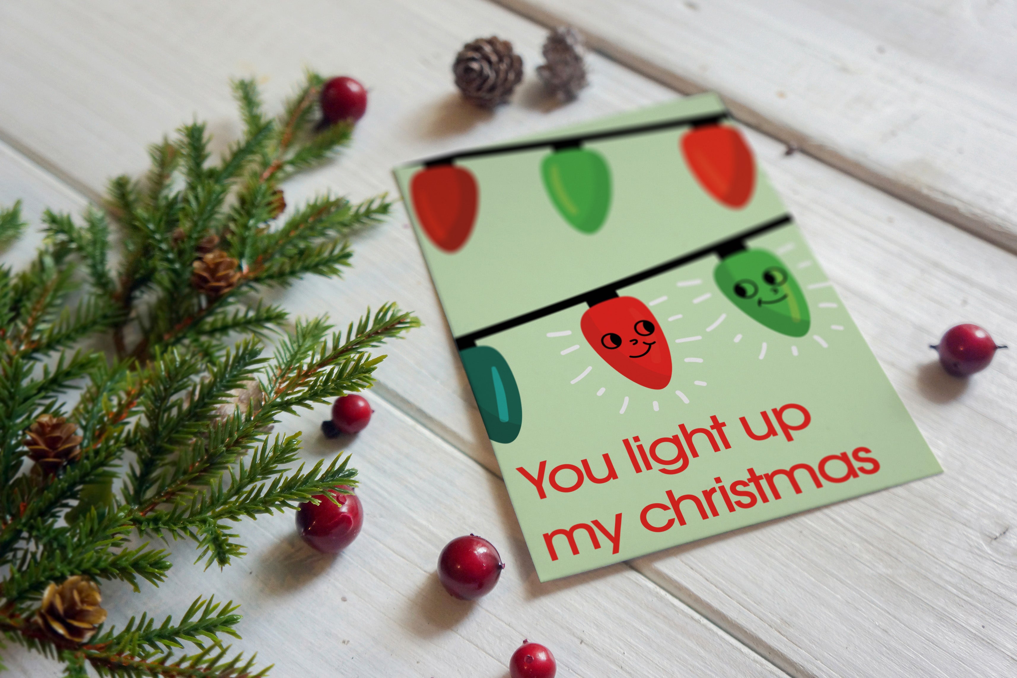 Kerstpakket Fabrik Grafik 'All I want for christmas is you'
