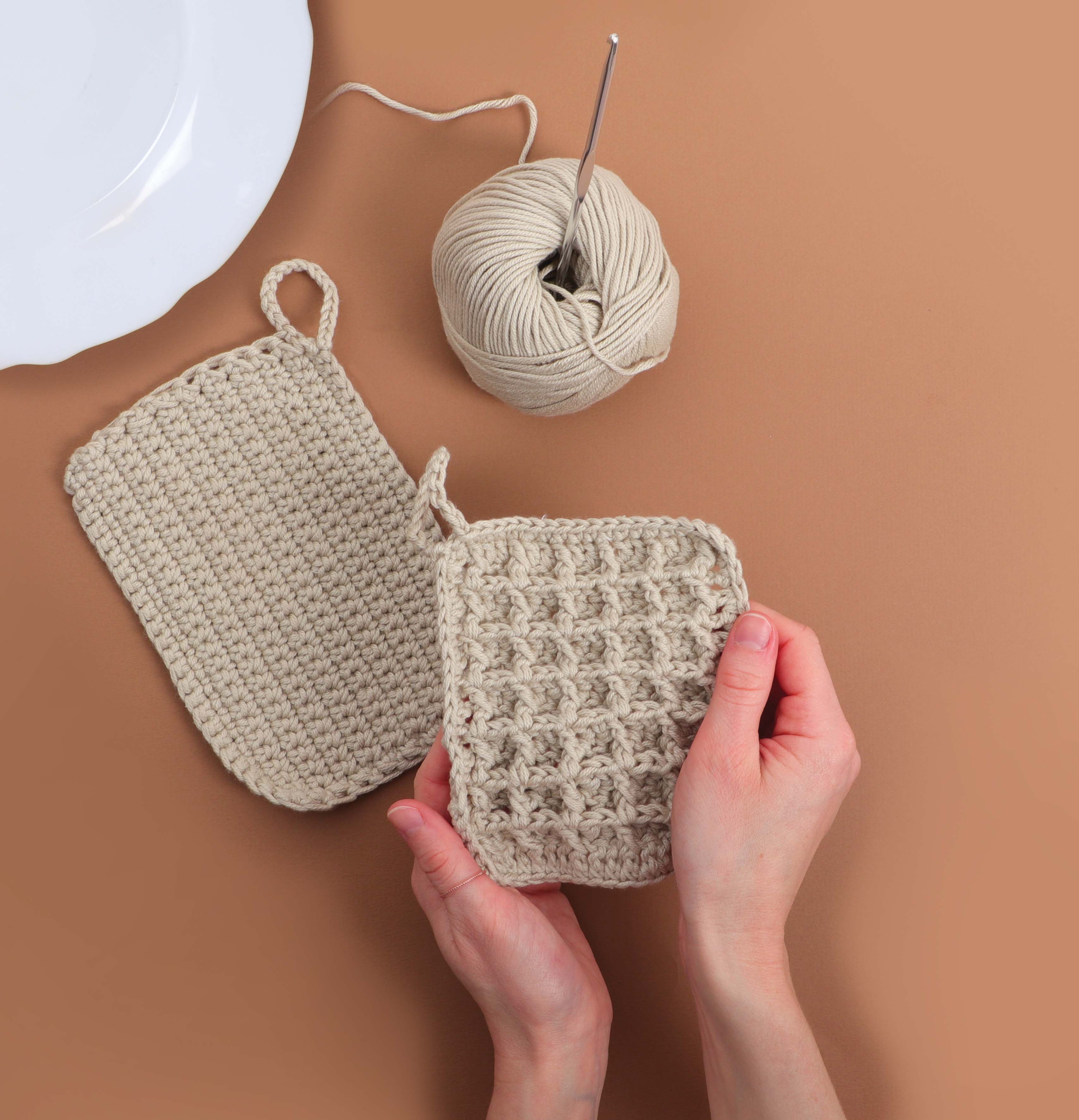 DIY Haakkit – Herbruikbare schoonmaaksponsen van katoen