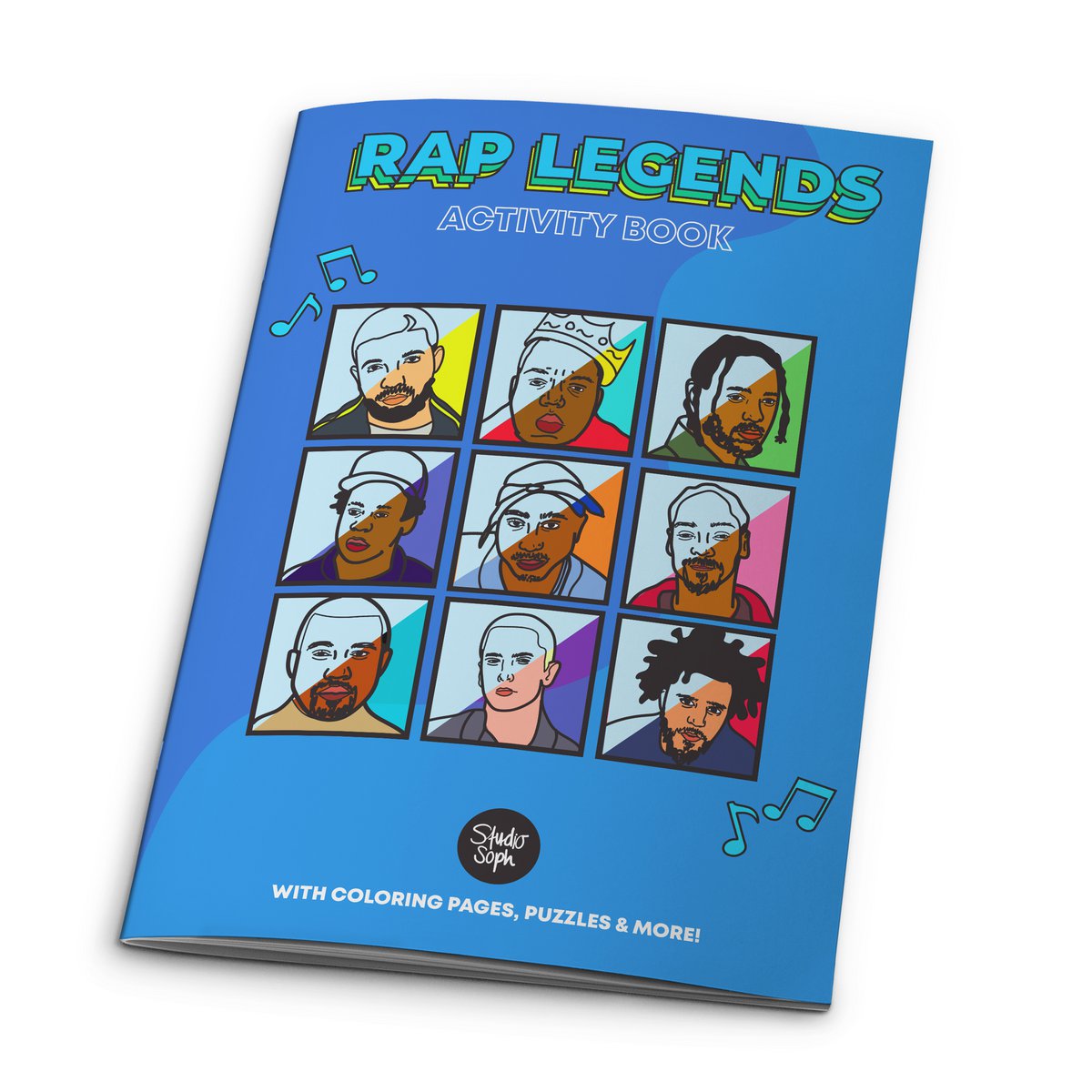 Rap Legends Activiteit Kleurboek – creatief en fun