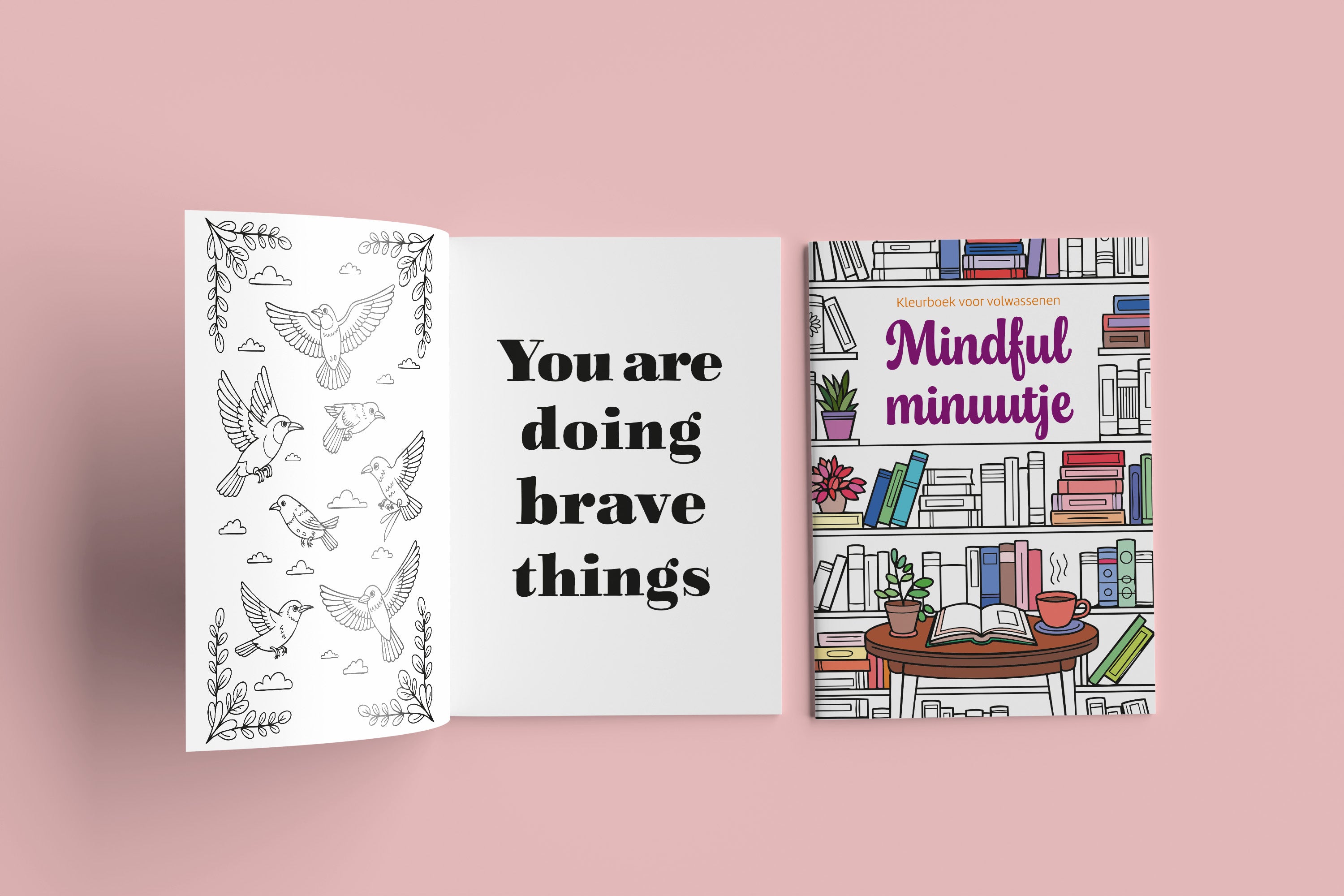 Mindful minuutje kleurboek voor volwassenen