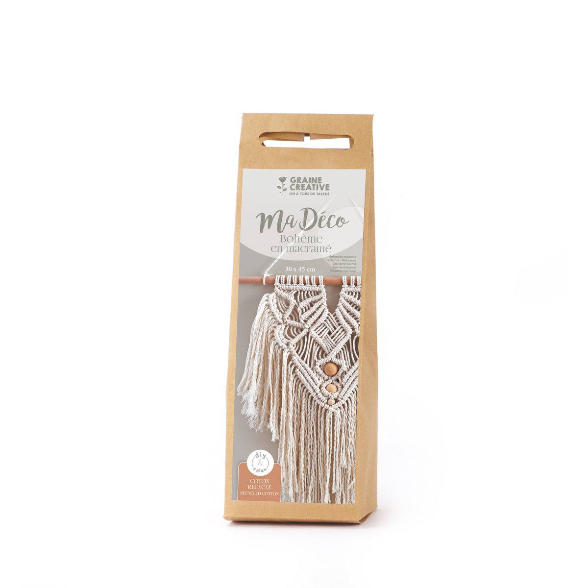 Bohème Macramé Set – Ecru Katoen