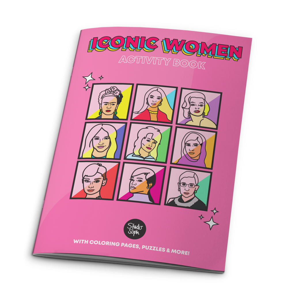Iconic Women Activiteiten- en Kleurboek – Creatief & Inspirerend
