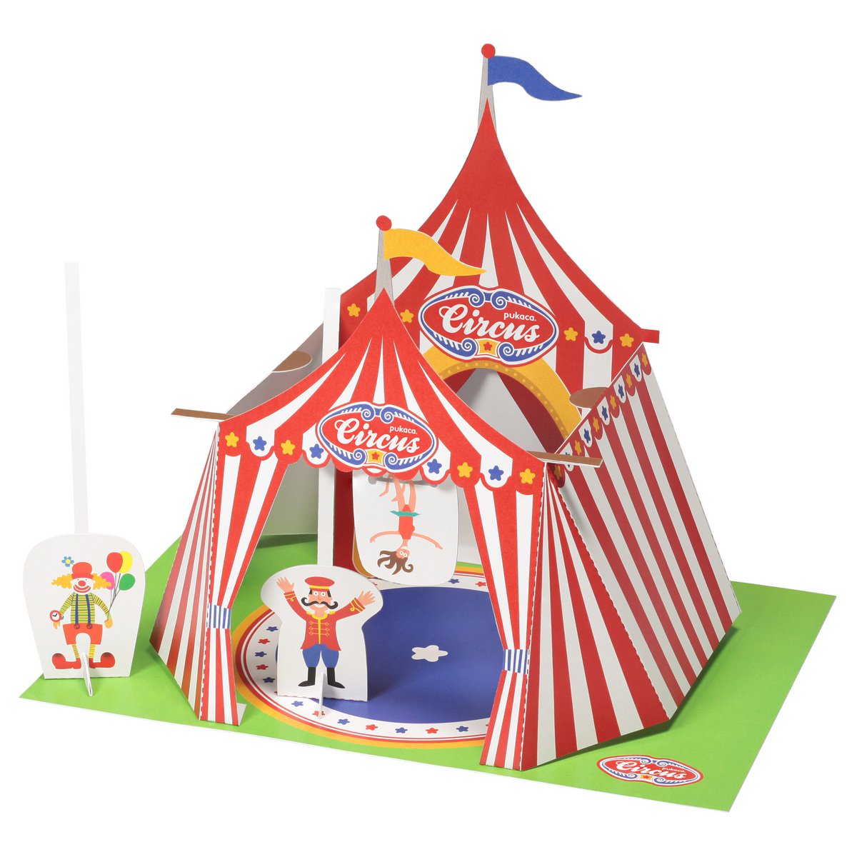 Circus - Duurzaam Papieren Speelset