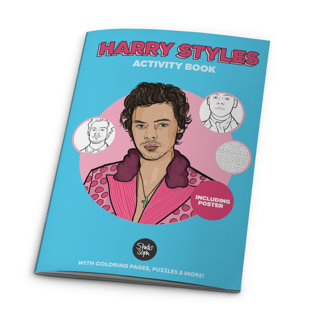 Harry Styles Activiteitenboek - kleur, puzzel & posterplezier