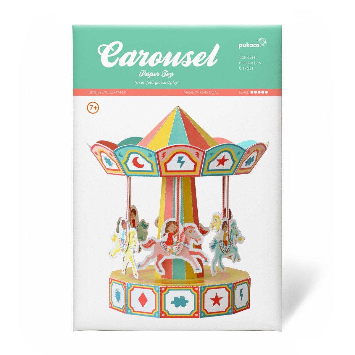Carrousel - Duurzaam Papieren Speelset