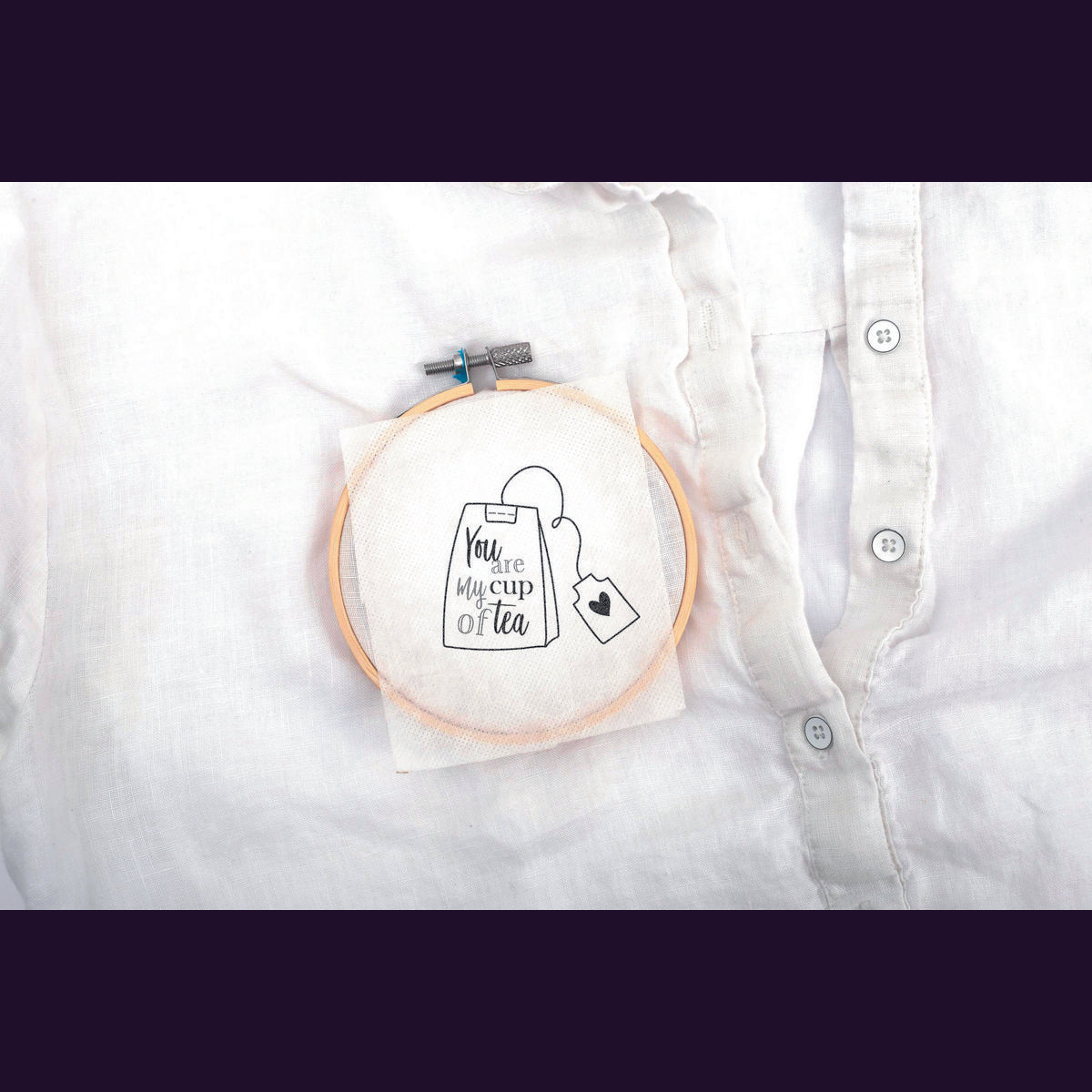 Self love Borduurkit – Personaliseer je Outfit (incl. magisch papier)