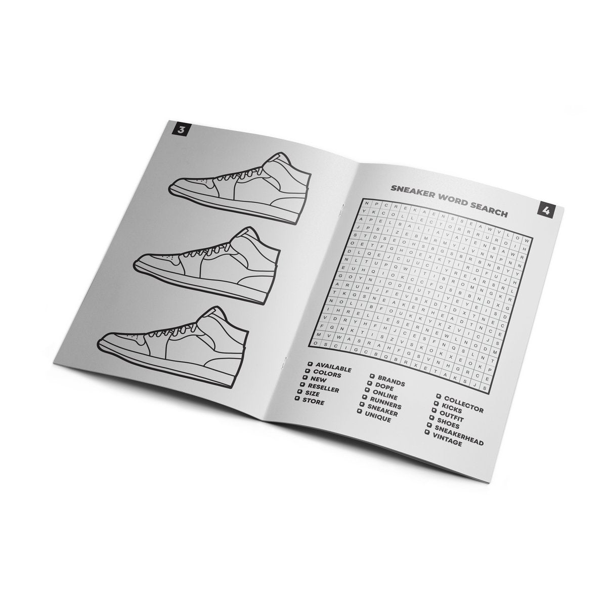 Sneaker Activiteitenboek – creatief voor sneakerfans
