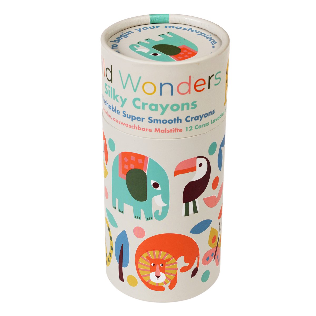 Zijdeachtige kleurpotloden (set van 12) – Wild Wonders