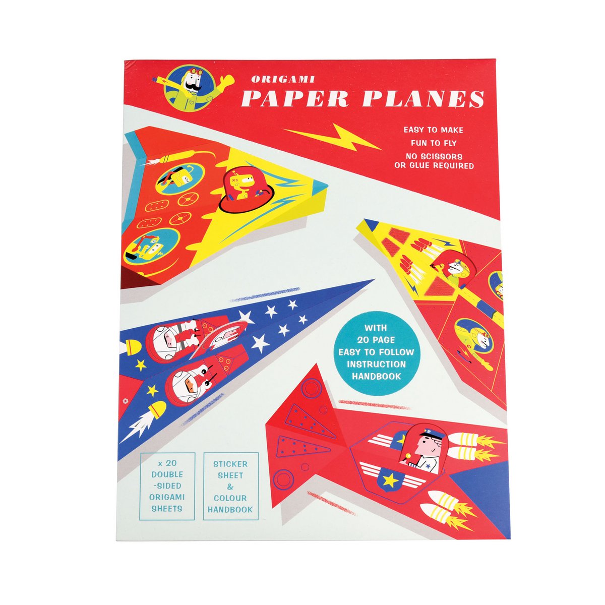 Origamipakket - Papieren vliegtuigjes