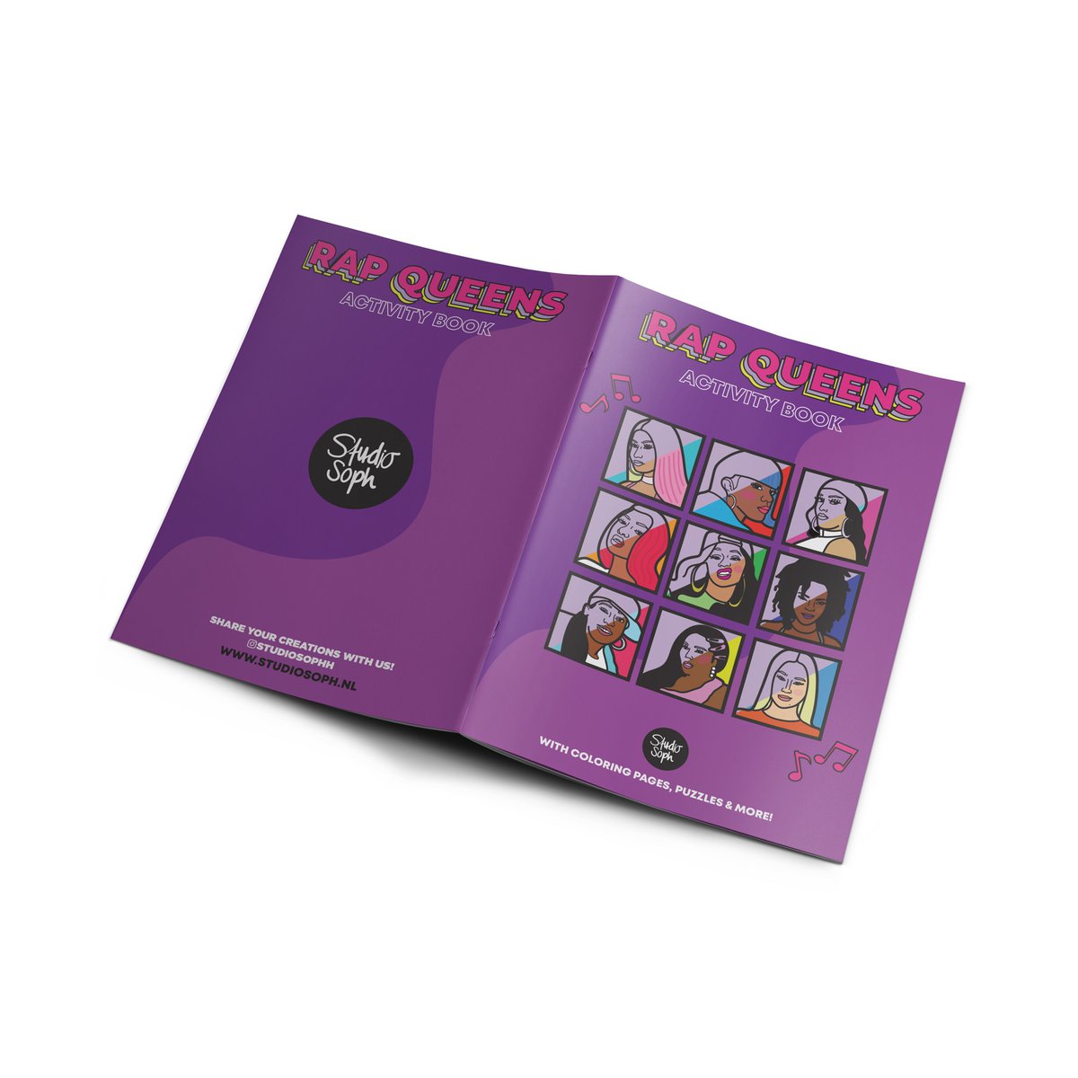Rap Queens Activiteitenboek – creatief voor hiphopfans